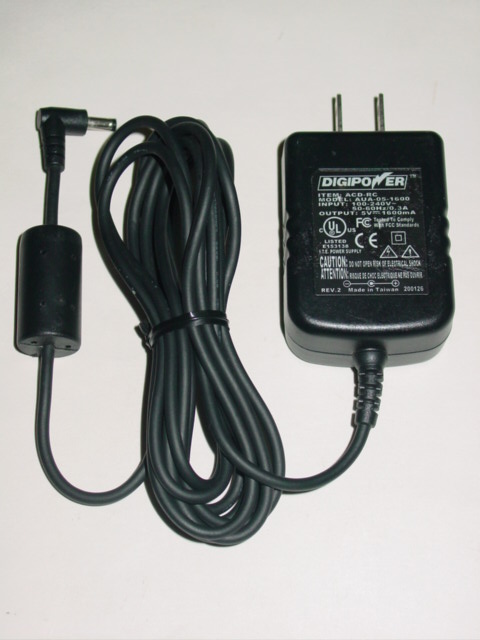 NEW Digipower AUA-05-1600 AC Adapter 5V 1600mA AUA051600 NEW Digipower AUA-05-1600 AC Adapter 5V 1600mA AUA051600